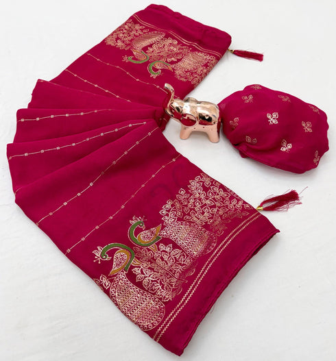 Vasthrlay Georgette Peacock