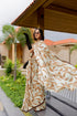Vasthrlay Fashion Georgette Off Multicolor Ethnic Wear
