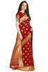 Vasthrlay Banarasi W Maroon Ethnic Wear