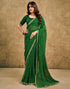 Vasthrlay Bandhani Embroidery Unstitched Red Saree