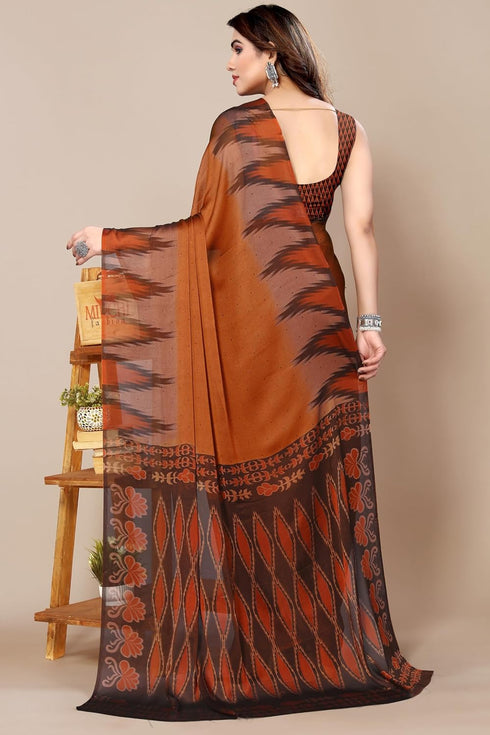 Vasthrlay Fashion Chiffon Printed Ethnic Wear