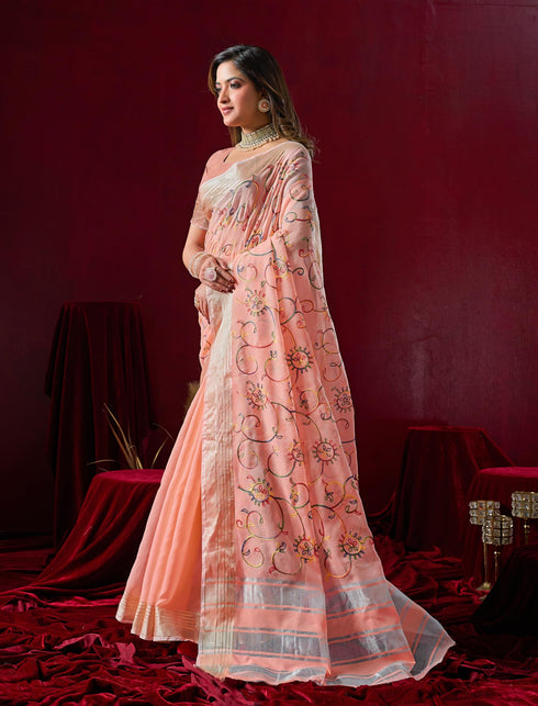 Vasthrlay Embroidery Saree