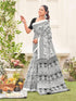 Vasthrlay Womens Printed Unstitched Dusty Pink Saree