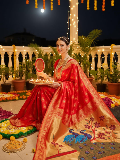 Vasthrlay Paithani Saree