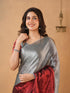 Vasthrlay Handloom Unstitched Beigegold Ethnic Wear