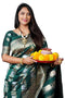 Vasthrlay Banarasi Floral Saree