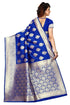 Vasthrlay Royal Blue San Pari Saree