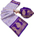 Vasthrlay Kalamkari Contrast Royalblue