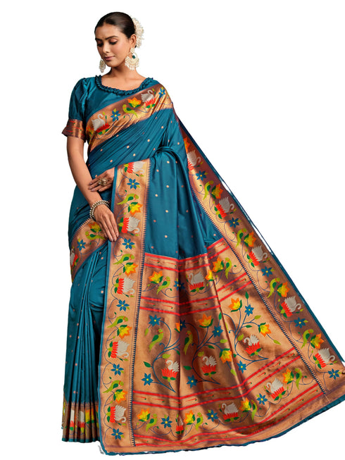 Vasthrlay Paithani Woven Saree