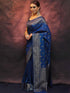 Vsathrlay Saree Kanjivaram Silk Pari Purple