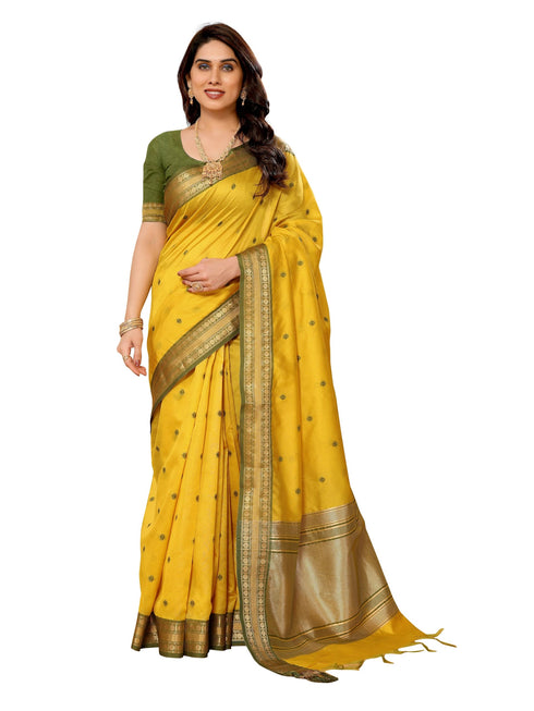 Vasthrlay Jacquard Unstitched Saree