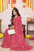 Vasthrlay Fashion Georgette Geometric Dusty Ethnic Wear