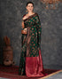 Vasthrlay Banarasi Kanjeevaram Unstitched Beige Saree