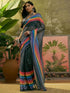 Vasthrlay Printed White Saree