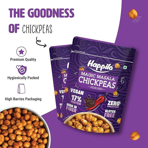 Happilo Premium Super Snack Magic Masala Chickpeas