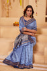 Vasthrlay Orange Jacquard Unstitched Saree