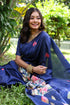 Vasthrlay Tussar Beautiful Royal Blue