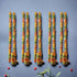 Saudeep India Brocade Lace Decorated Wooden LED Dandiya Sticks