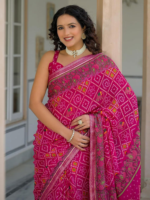 Vasthrlay Weaving Navy Navy Blue Saree
