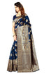 Vasthrlay Royal Blue San Pari Saree