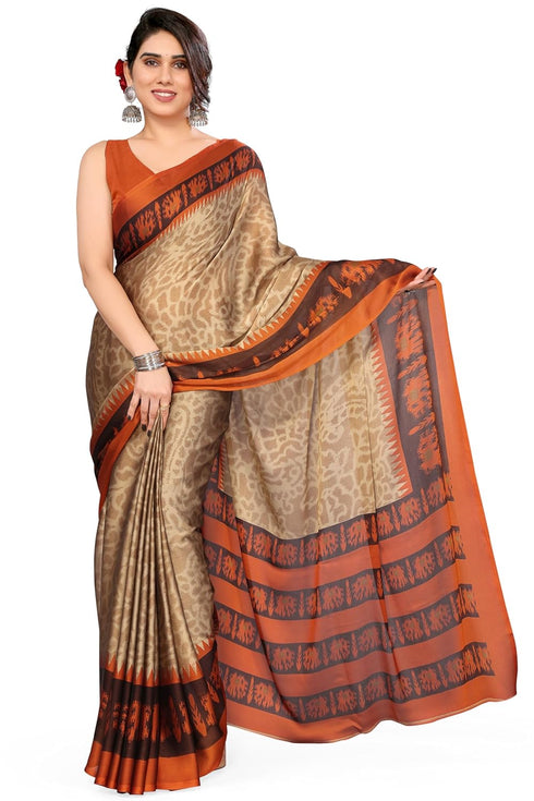 Vasthrlay Fashion Chiffon Turquoise Ethnic Wear