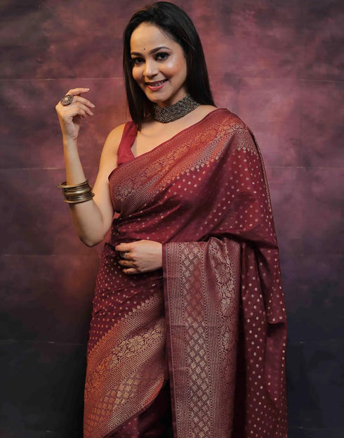 Vasthrlay Banarasi Kanjivaram Unstitched Teal Saree