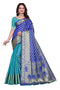 Vasthrlay Embellished Turquoise Ethnic Wear