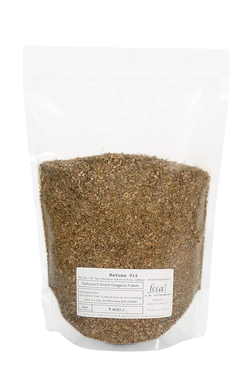 NatureVit Dried Oregano Flakes Premium Herb for Culinary & Wellness
