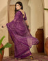 Vasthrlay Georgette Embroidery Unstitched Yellow Saree