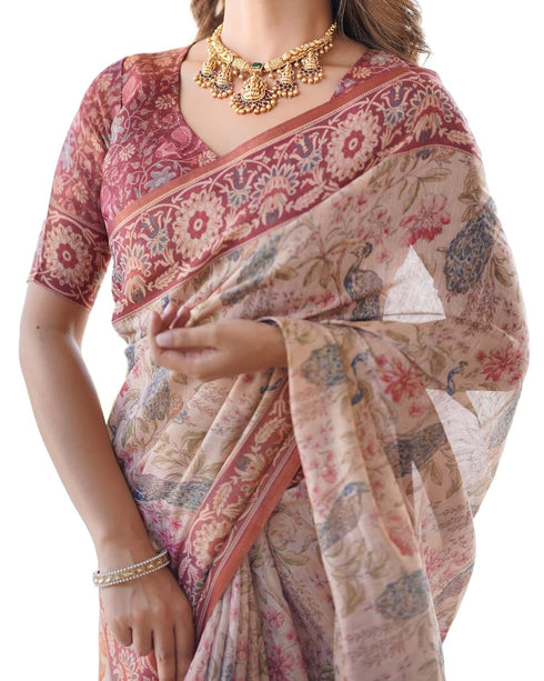 Vasthrlay Handloom Cotton Traditional Saree