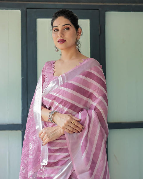 Vasthrlay Floral Chiffon Saree