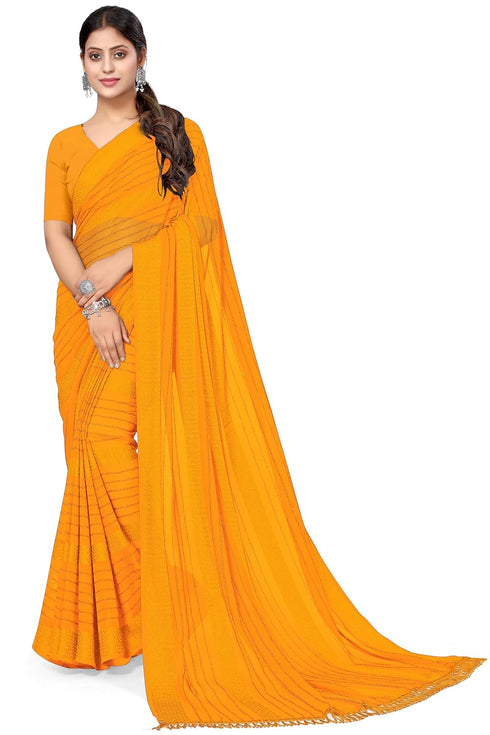 Vasthrlay Fashion Georgette Green Ethnic Wear