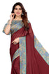 Vasthrlay Fashion Chiffon Dusty Turquoise Ethnic Wear
