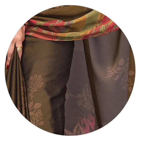 Vasthrlay Fashion Chiffon Georgette Dark Ethnic Wear