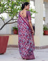 Vasthrlay Womens Printed Unstitched Beige Saree