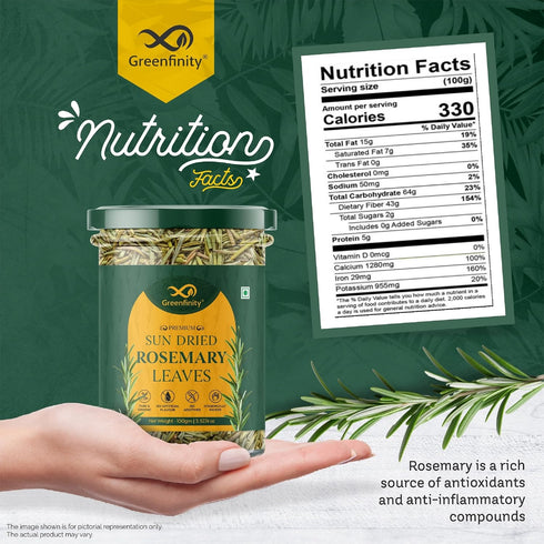 GreenFinity Sun Dried Rosemary Leaves