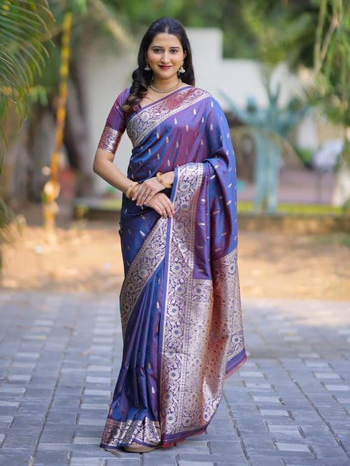 Vasthrlay Kanjivaram Handloom Golden Ethnic Wear