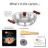 Hawkins 2.5 Litre Deep Fry Pan | Triply Stainless Steel Kadai