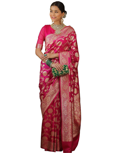 Vasthrlay Saree Kanjivaram Silk Pari Red