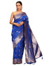 Vasthrlay Banarasi Unstitched Saree