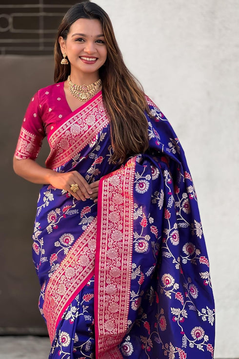 Vasthrlay Kanjivaram Woven Blouse Ethnic Wear