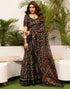 Vasthrlay Womens Printed Unstitched Green Saree