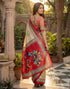 Vasthrlay Banglori Printed Unstitched Peach Saree