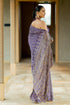 Vasthrlay Fashion Chiffon Chevron Printed Ethnic Wear