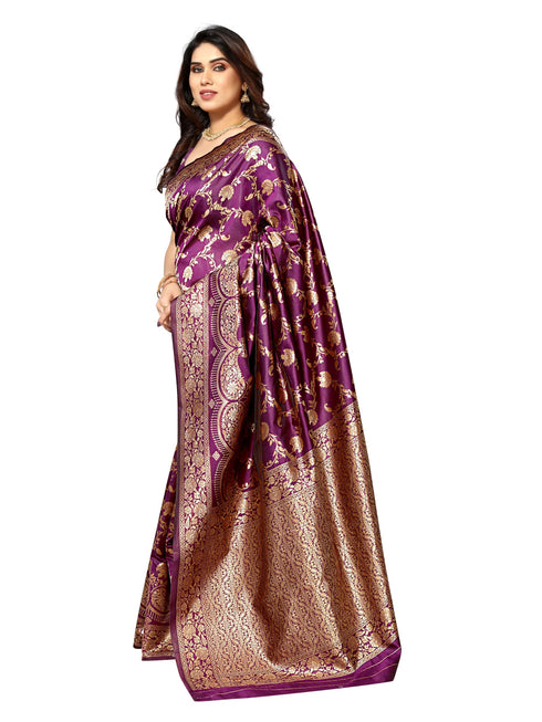 Vasthrlay Kanjivaram Unstitched Saree