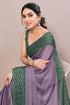 Vasthrlay Fashion Chiffon Georgette Teal Ethnic Wear