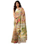 Vasthrlay Chanderi Printed Unstitched Blue Saree