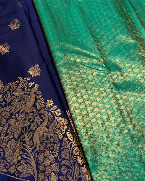 Vasthrlay Banarasi Unstitched Saree