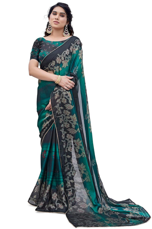 Vasthrlay Fashion Chiffon Georgette Printed Ethnic Wear