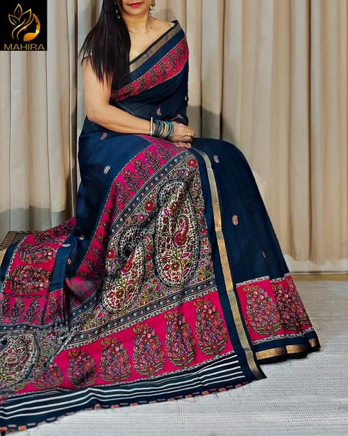 Vasthrlay Printed Traditional Lightweight Breathable